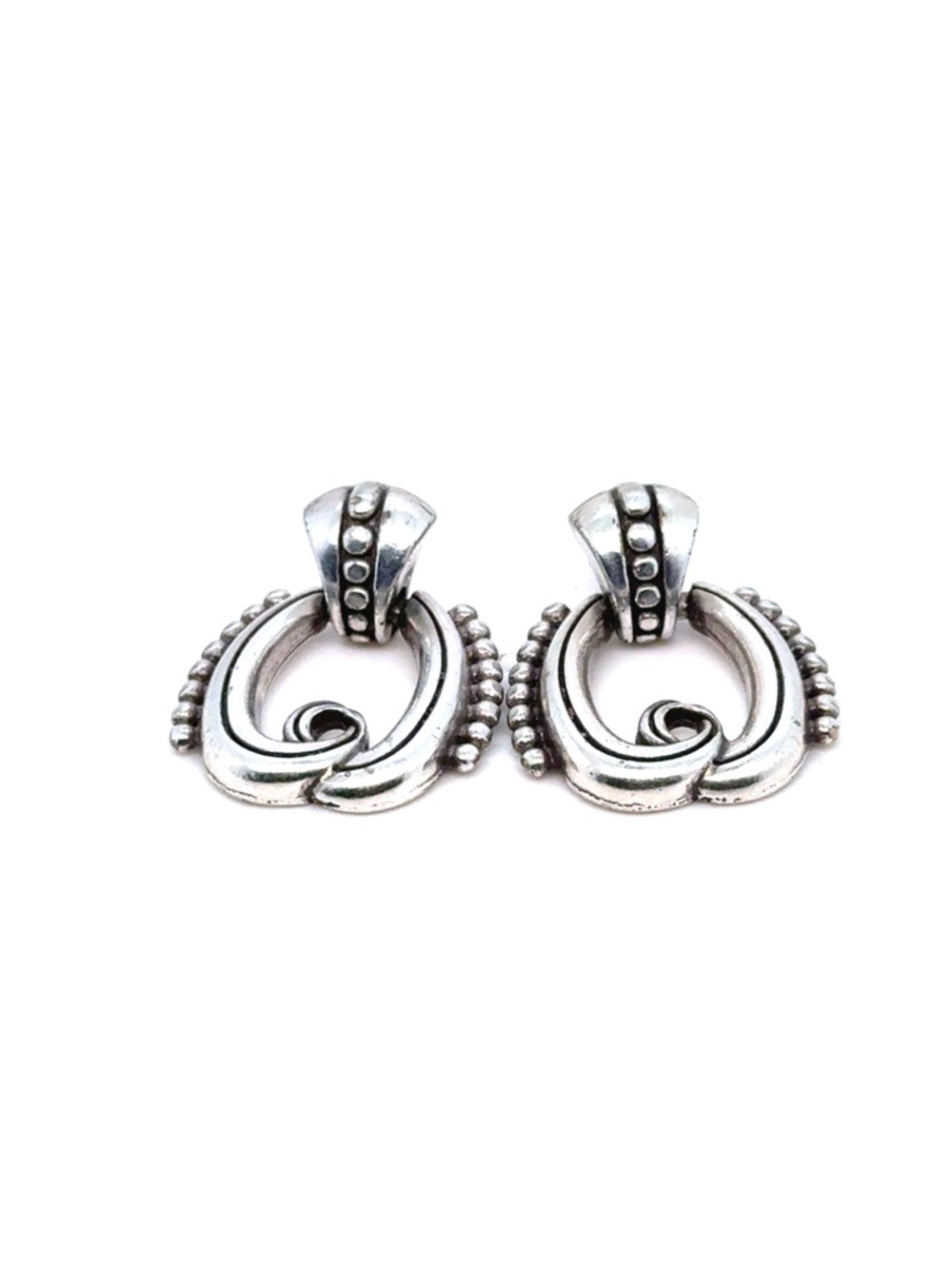 Brighton Sculptural Swirl Drop Earrings‎